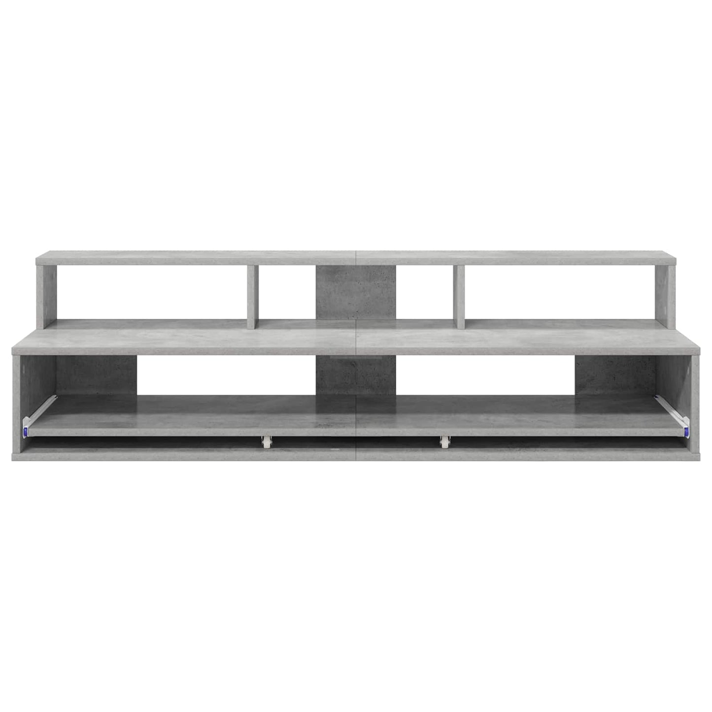 Studio Desk Concrete Grey 110 x 42.5 x 36 cm Engineered Wood