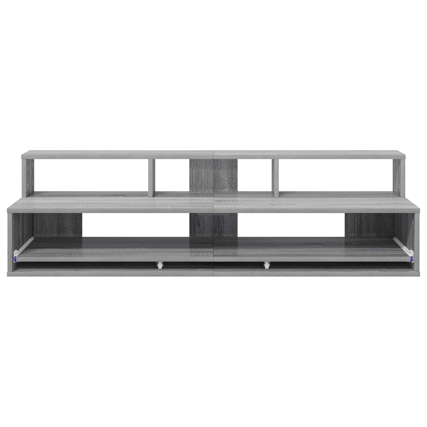Studio Desk Grey Sonoma 110 x 42.5 x 36 cm Engineered Wood
