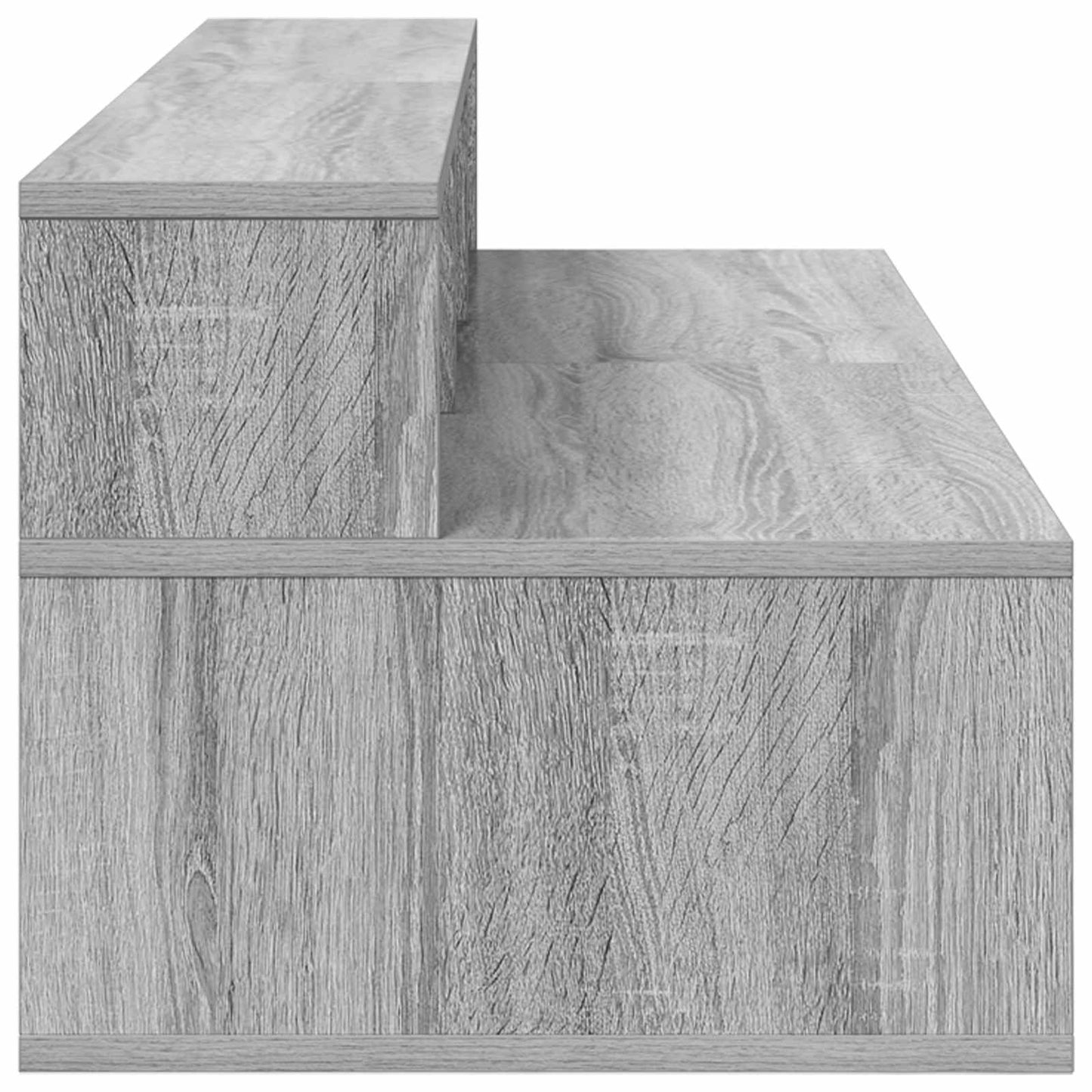 Studio Desk Grey Sonoma 110 x 42.5 x 36 cm Engineered Wood