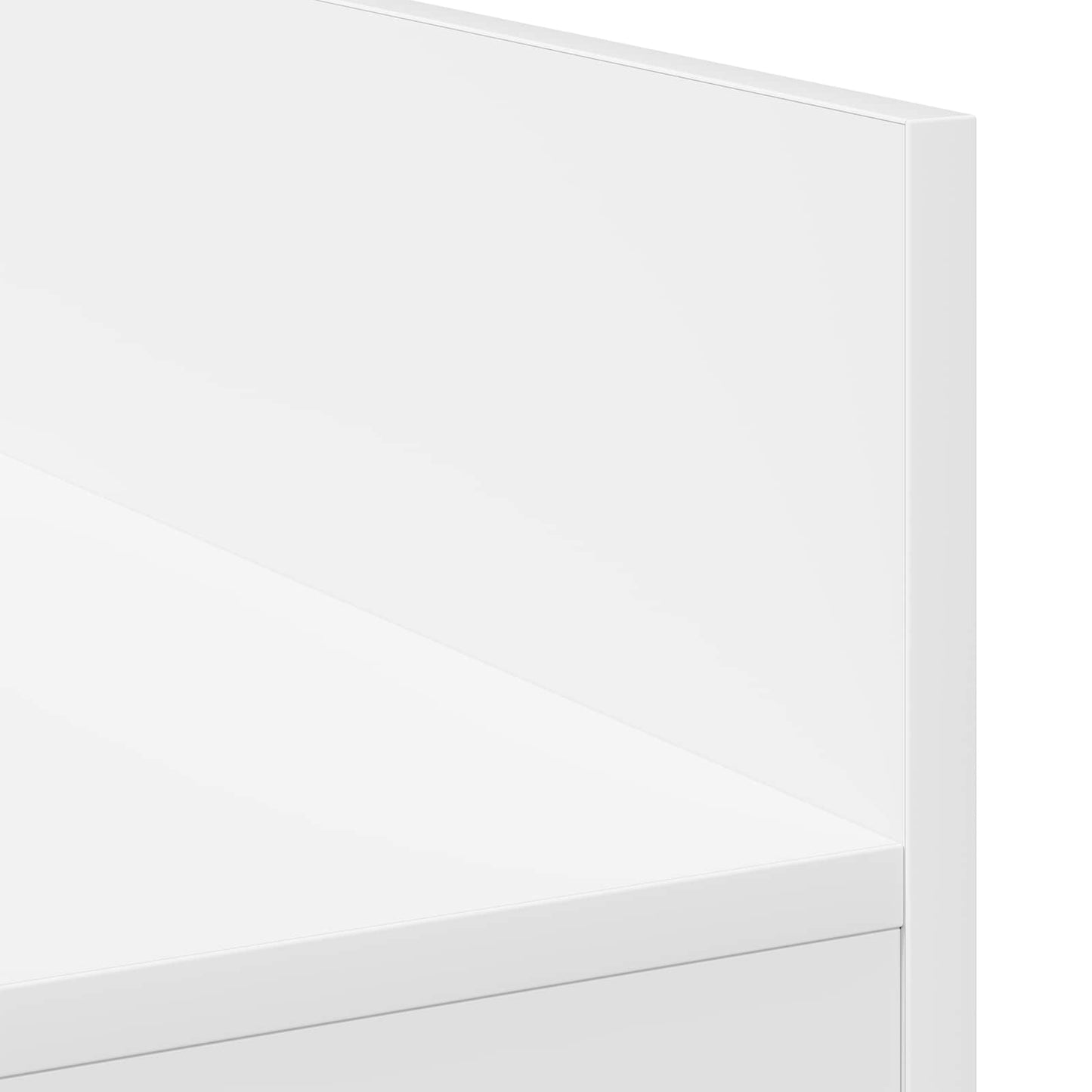 DJ Table White 102 x 45 x 102 cm Engineered Wood