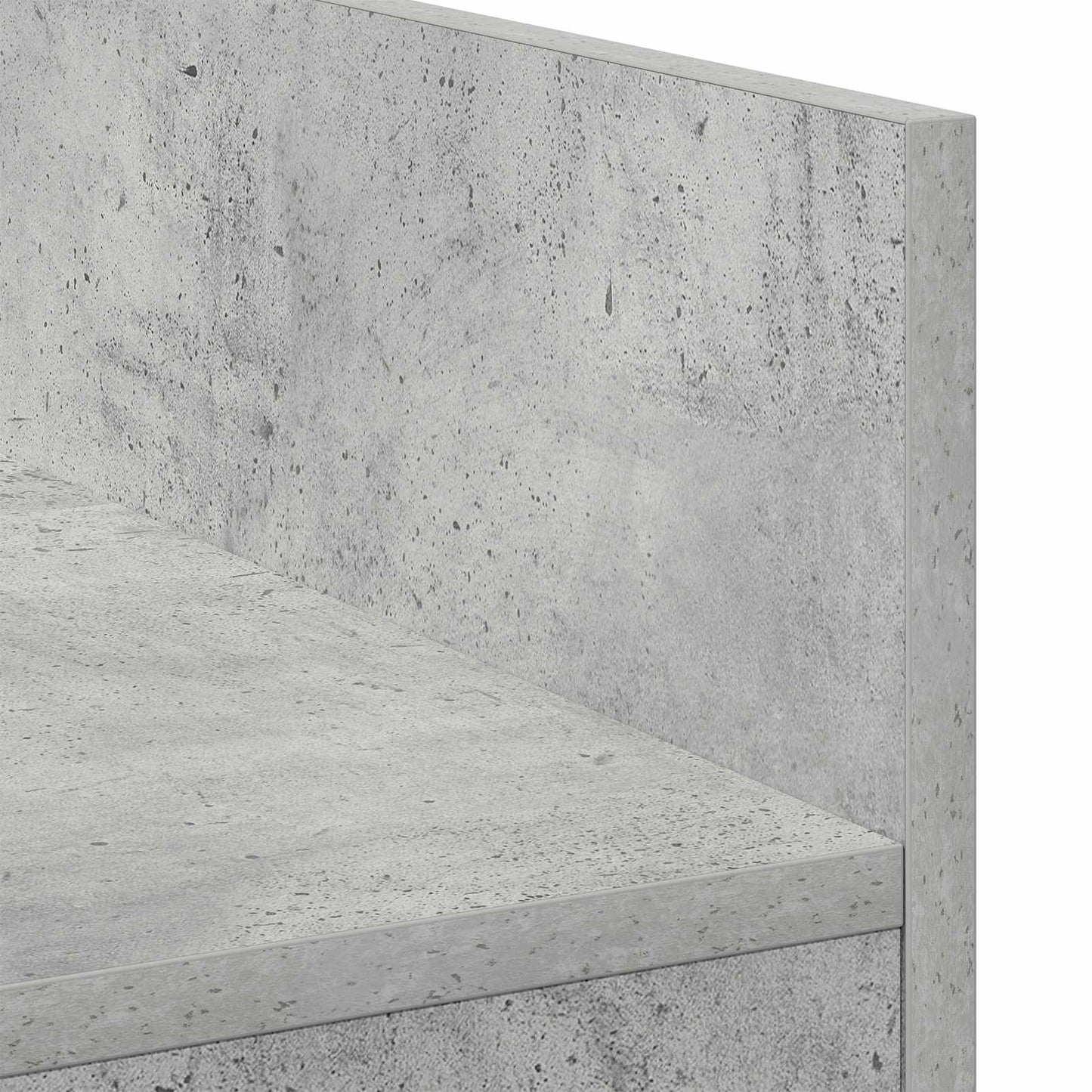 DJ Table Concrete Grey 102 x 45 x 102 cm Engineered Wood