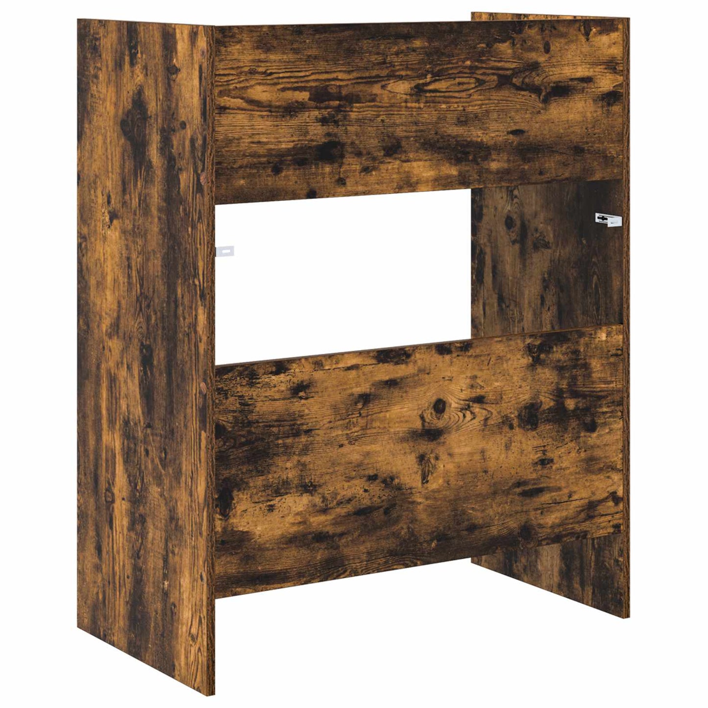 DJ Table Smoked Oak 102 x 45 x 102 cm Engineered Wood