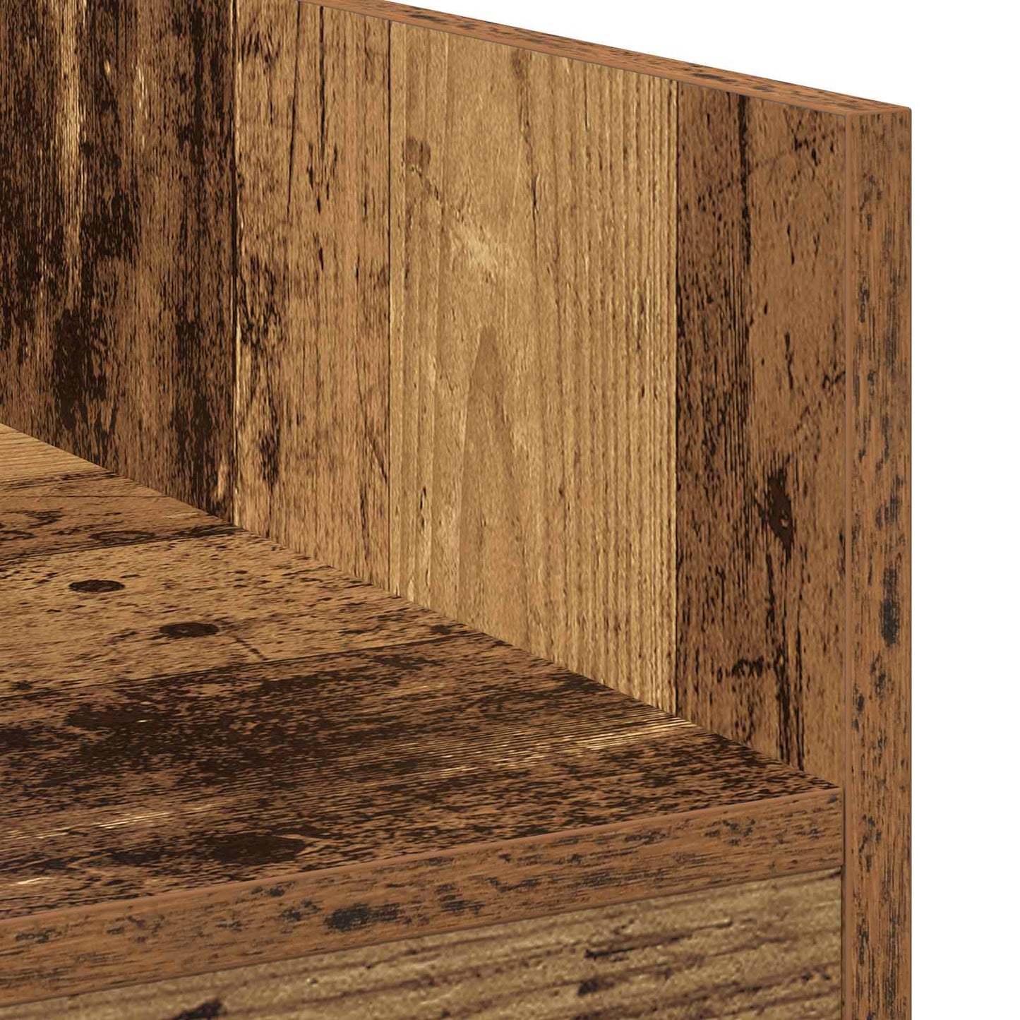 DJ Table Old Wood 102 x 45 x 102 cm Engineered Wood
