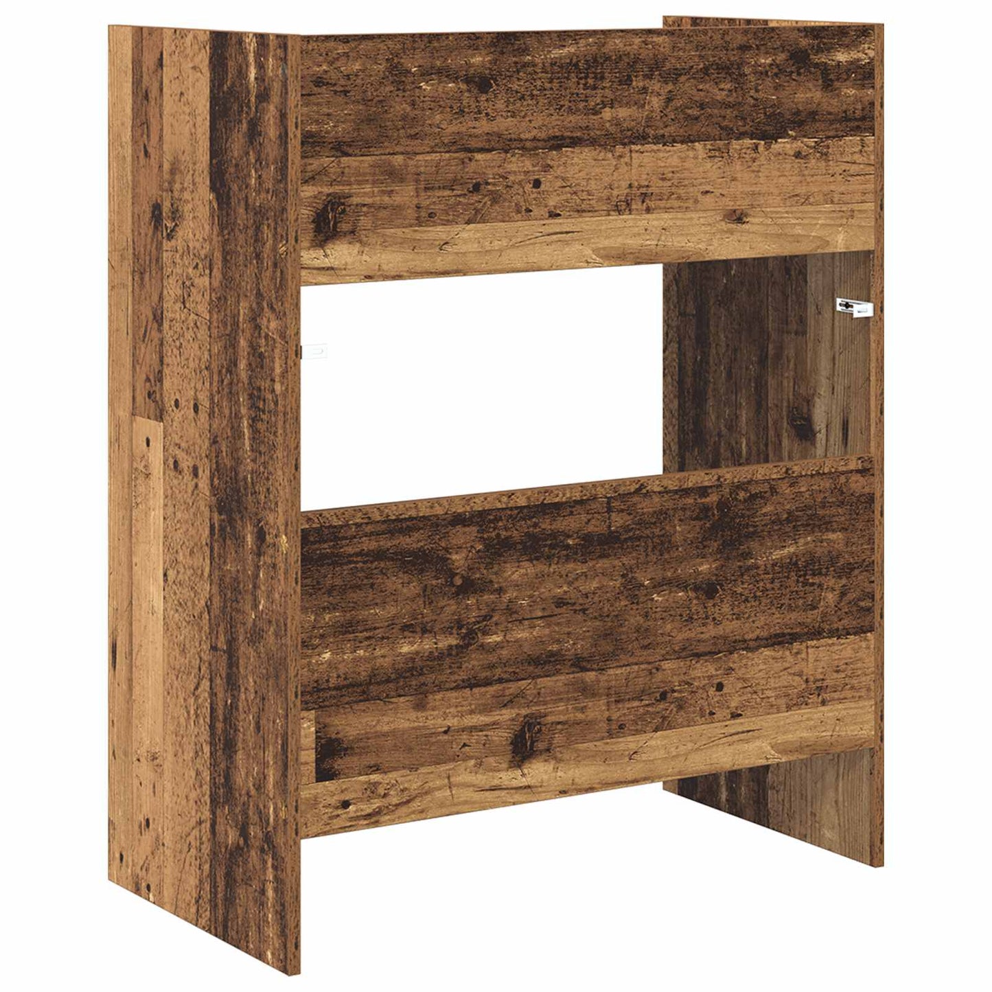 DJ Table Old Wood 102 x 45 x 102 cm Engineered Wood