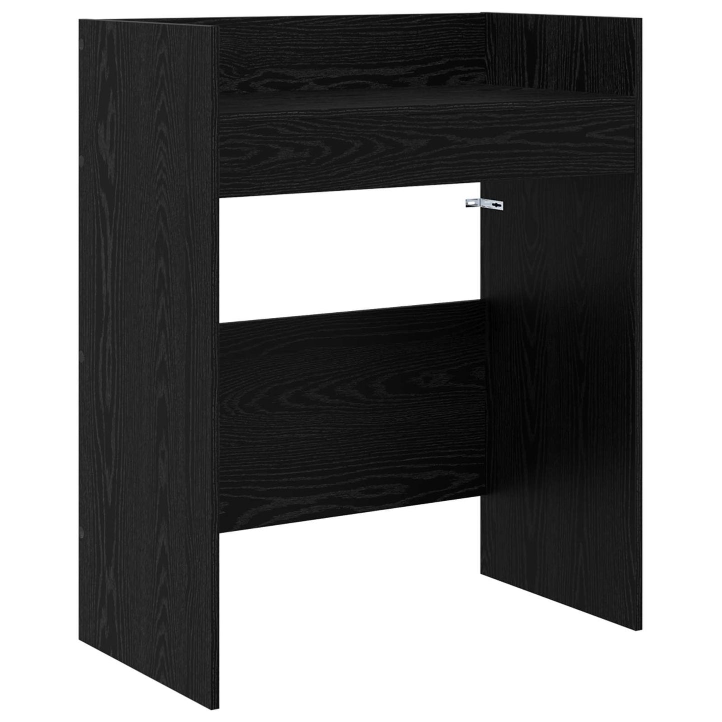 DJ Table Black Oak 62 x 45 x 102 cm Engineered Wood