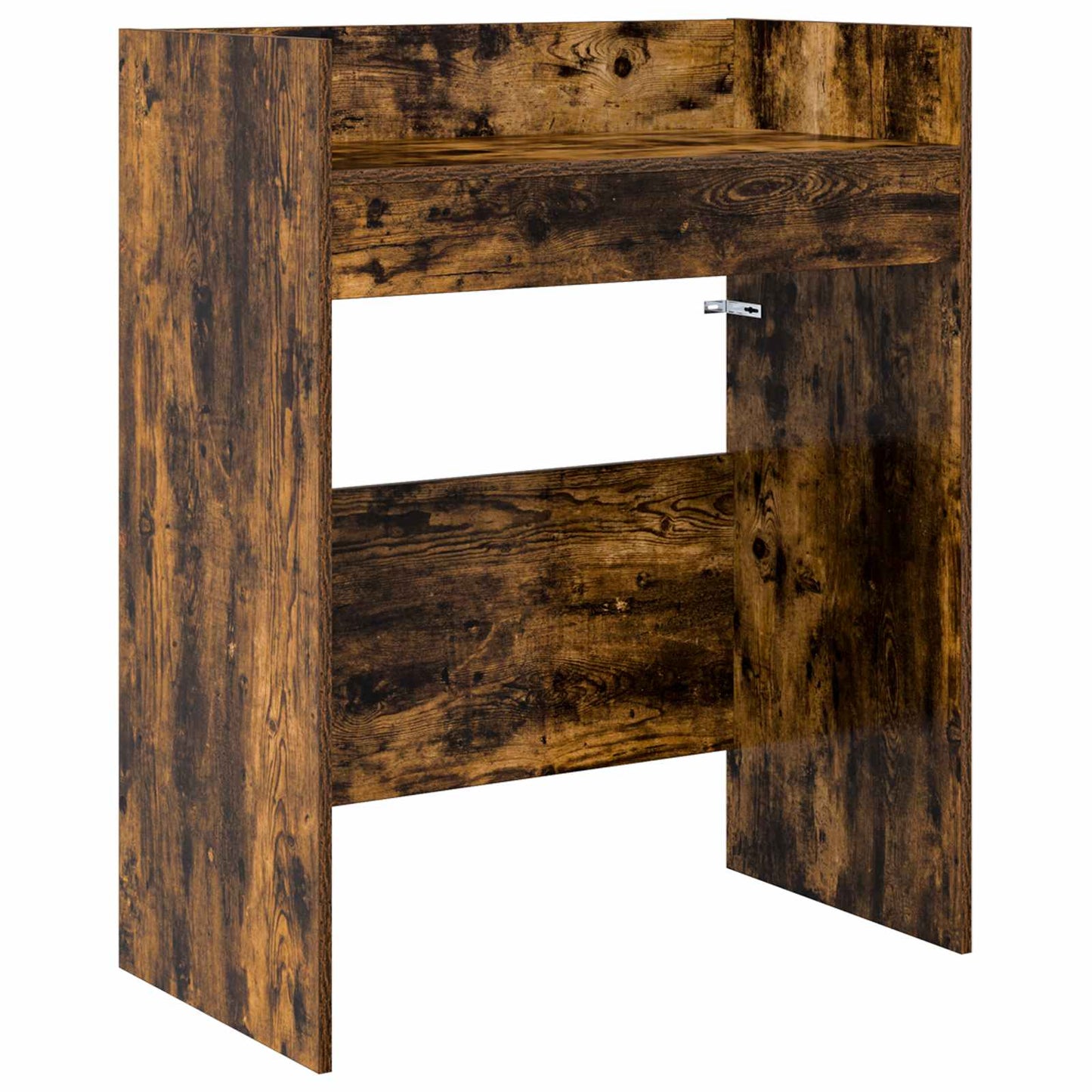 DJ Table Smoked Oak 62 x 45 x 102 cm Engineered Wood