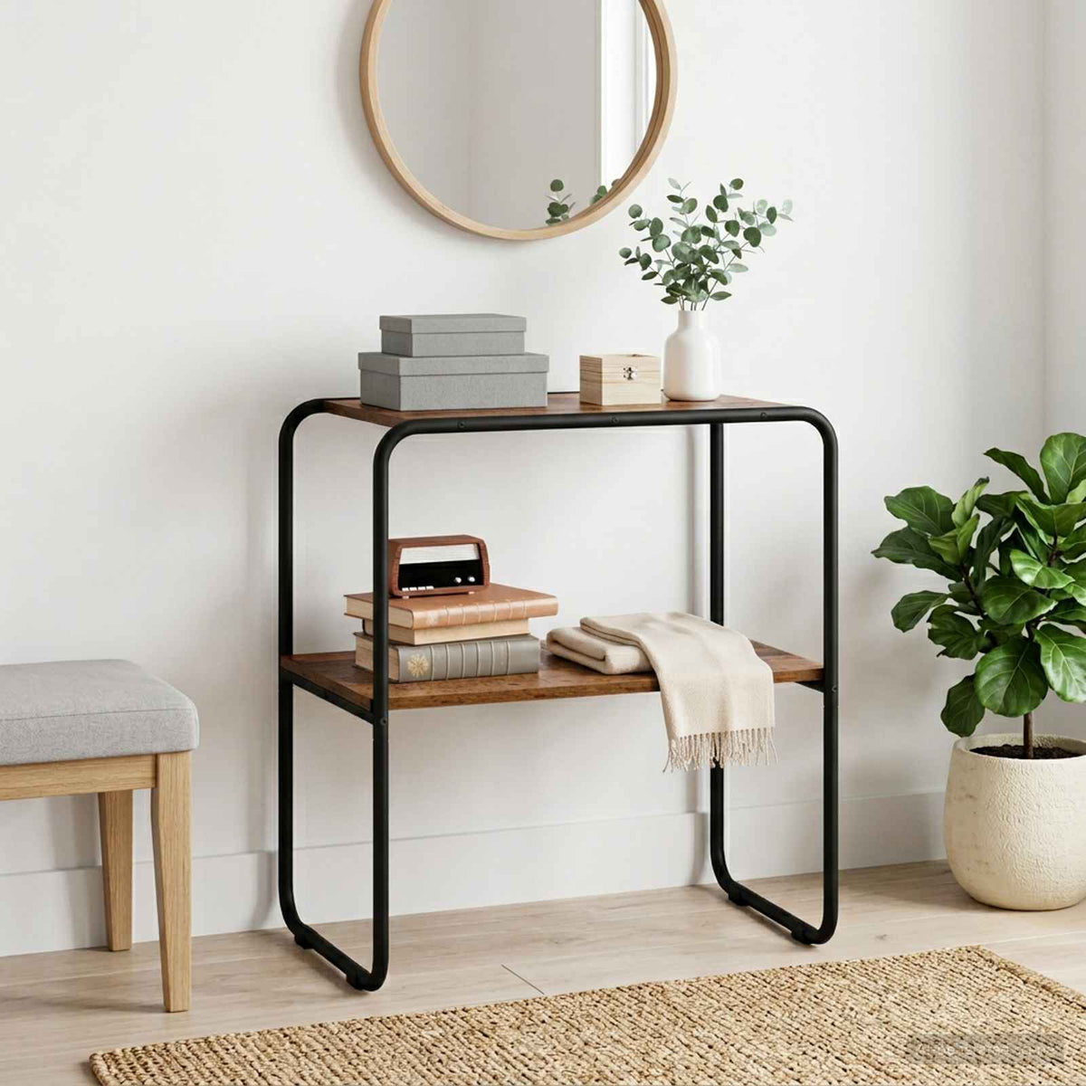 Console Table Old Wood 100 x 42.5 x 70 cm Engineered Wood