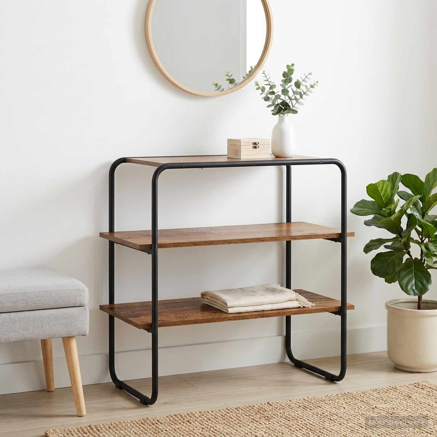 Console Table Old Wood 60 x 41 x 75 cm Engineered Wood