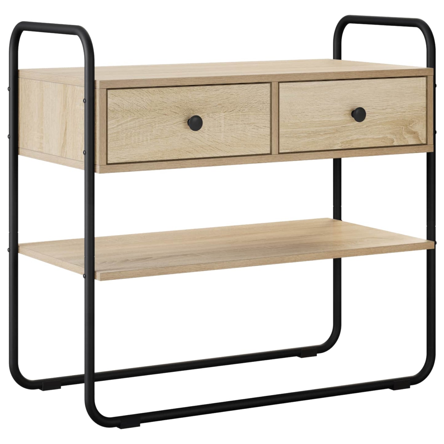 Console Table Sonoma Oak 80 x 40 x 75 cm Engineered Wood