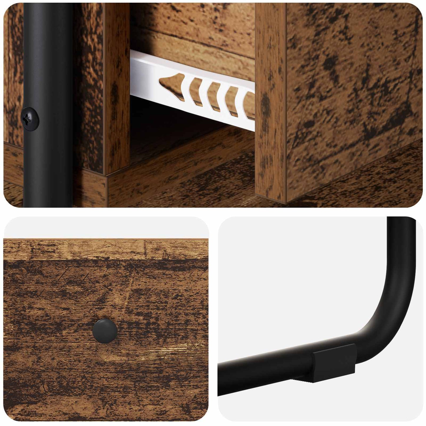Console Table Old Wood 80 x 40 x 75 cm Engineered Wood