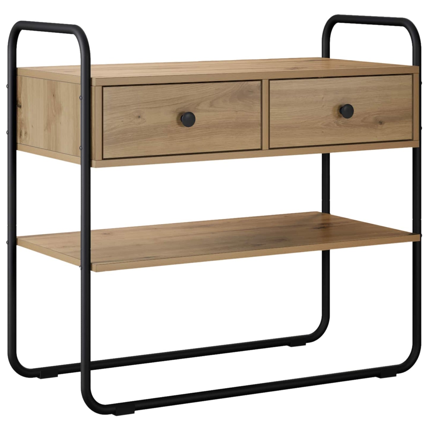 Console Table Artisan Oak 80 x 40 x 75 cm Engineered Wood