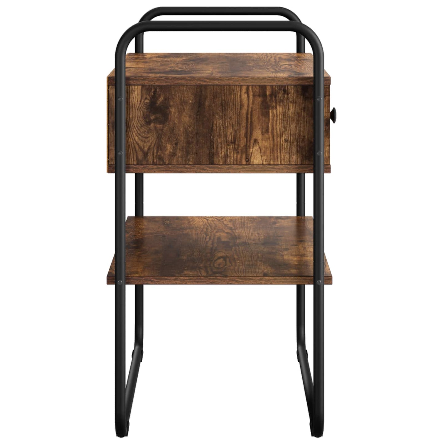 Console Table Smoked Oak 100 x 40 x 75 cm Engineered Wood