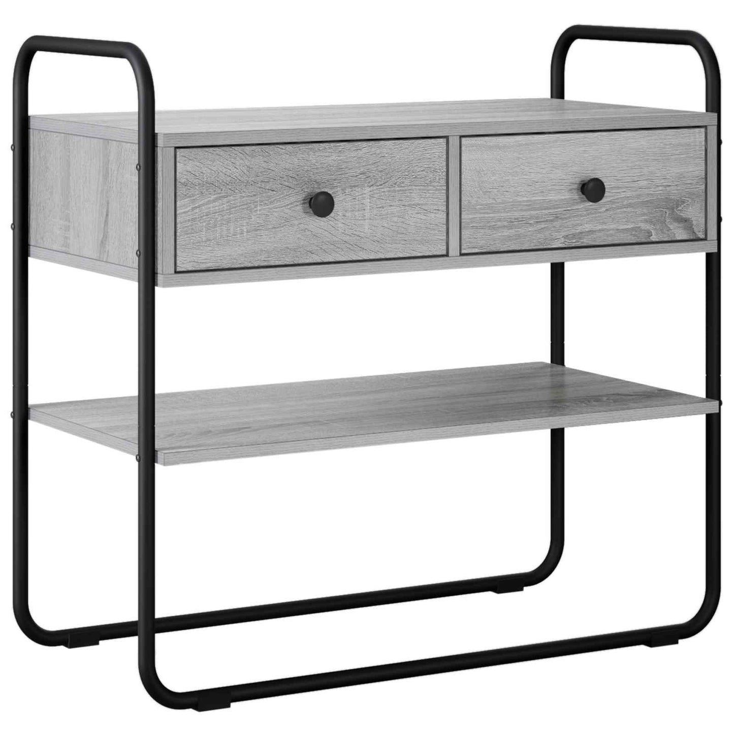 Console Table Grey Sonoma 100 x 40 x 75 cm Engineered Wood
