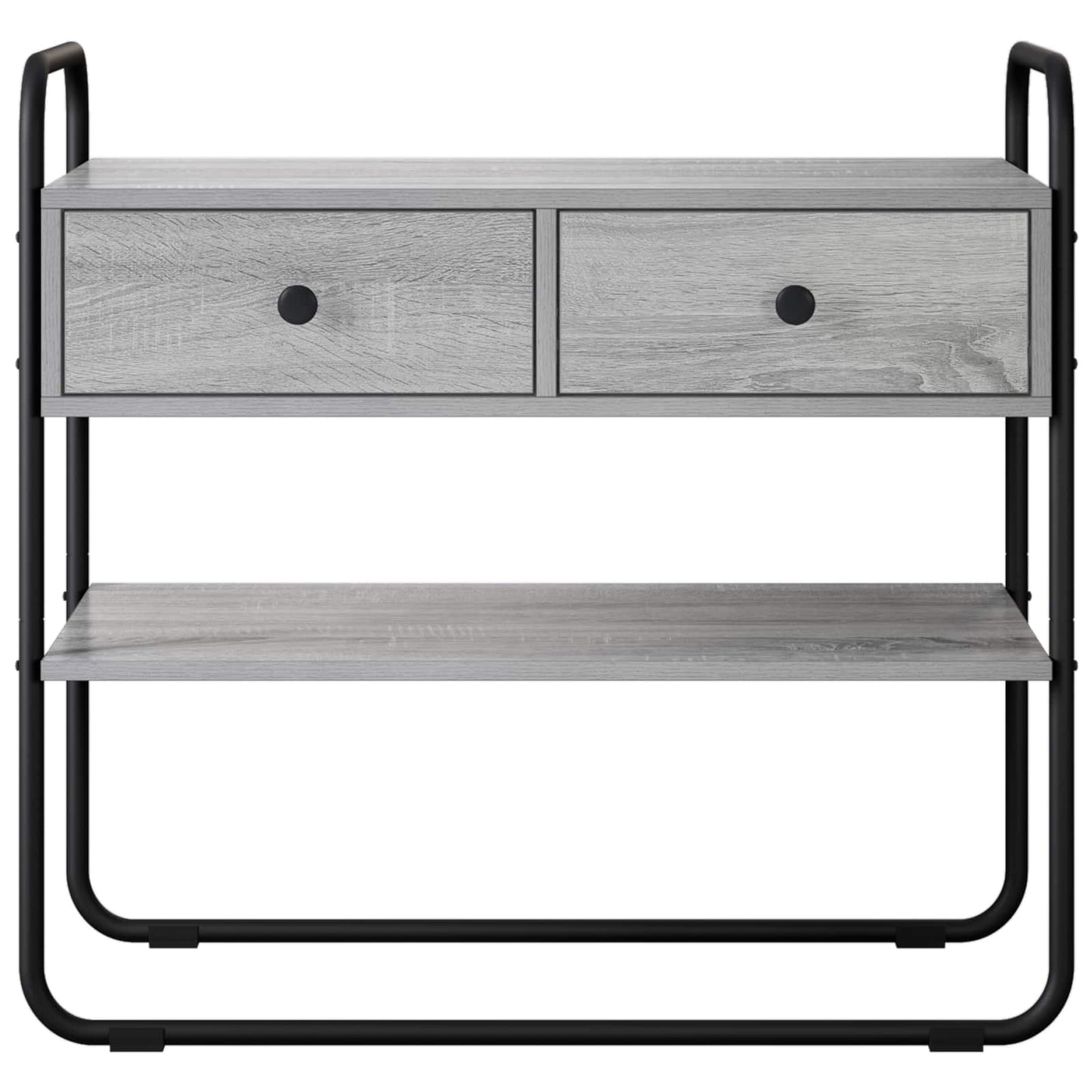 Console Table Grey Sonoma 100 x 40 x 75 cm Engineered Wood