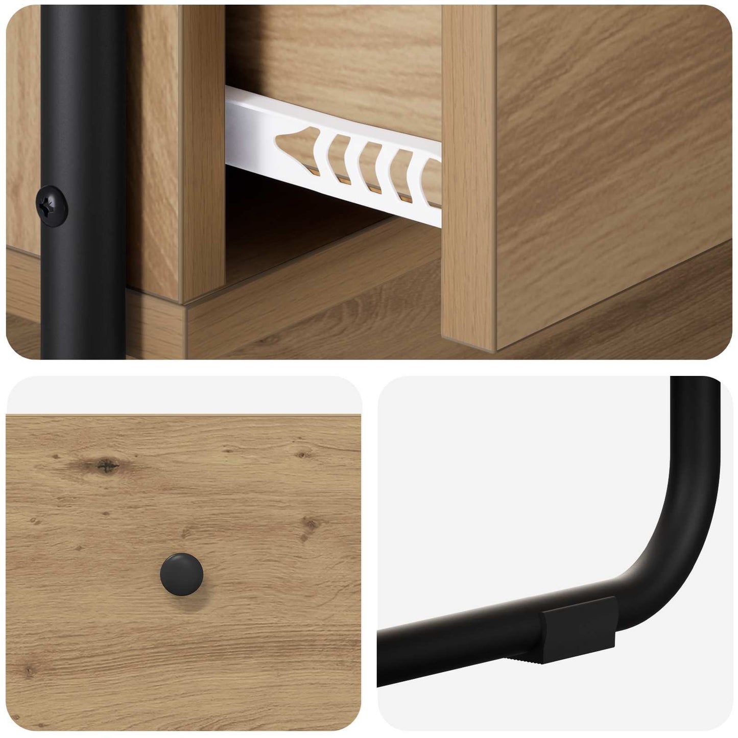 Console Table Artisan Oak 100 x 40 x 75 cm Engineered Wood