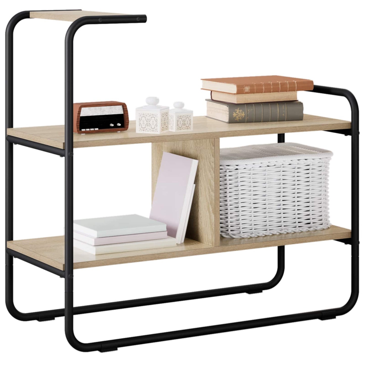 Console Table Sonoma Oak 80 x 35 x 75 cm Engineered Wood