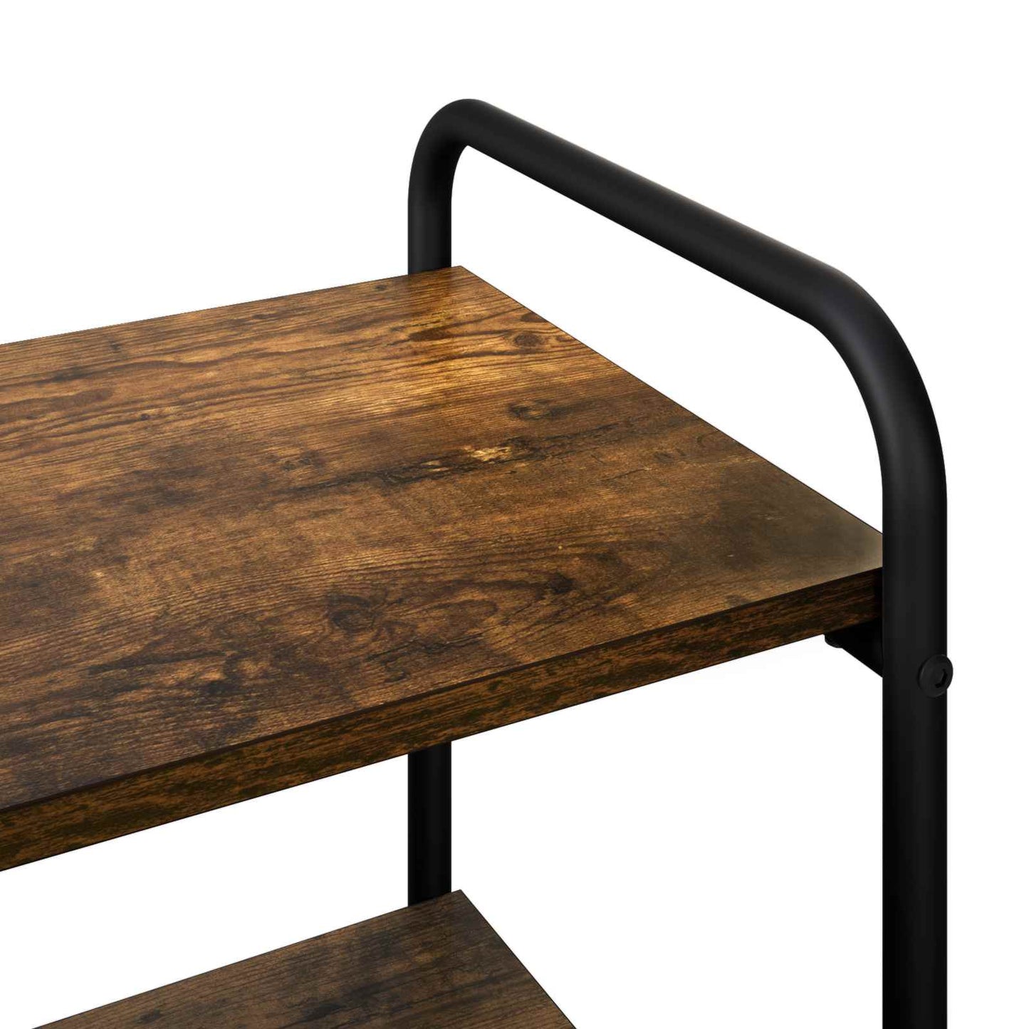 Console Table Smoked Oak 80 x 35 x 75 cm Engineered Wood