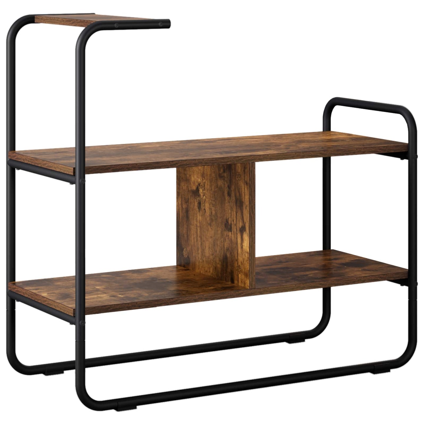 Console Table Smoked Oak 80 x 35 x 75 cm Engineered Wood