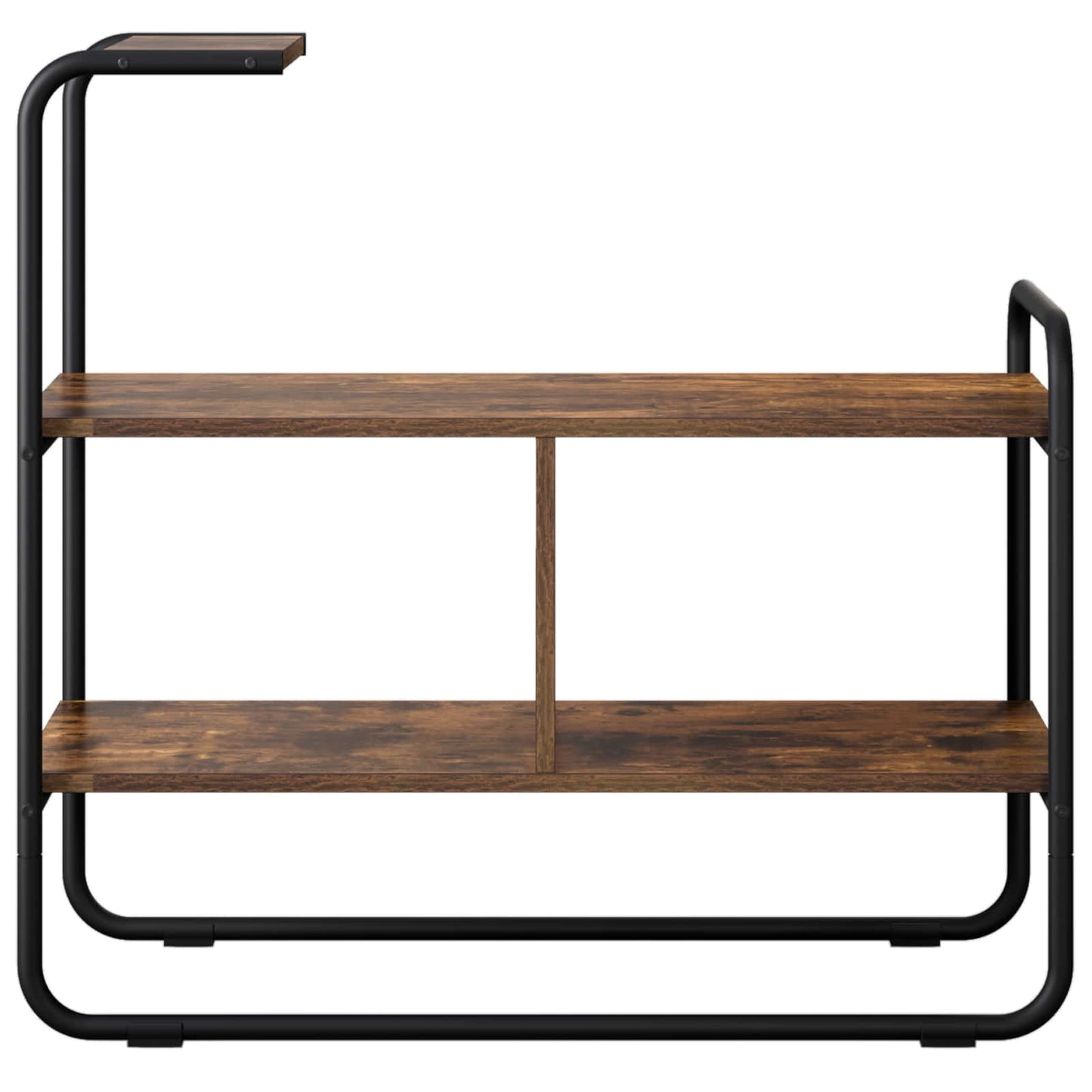 Console Table Smoked Oak 80 x 35 x 75 cm Engineered Wood