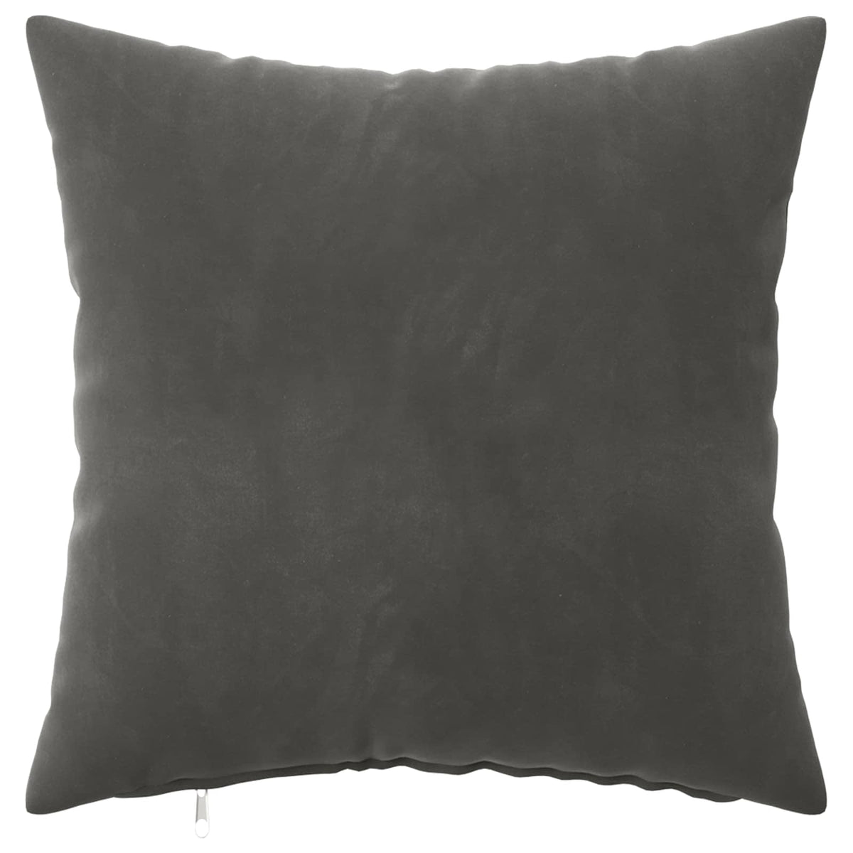 Cushion Cover 6 pcs HEERLEN Dark Grey 30 x 30 cm Velvet