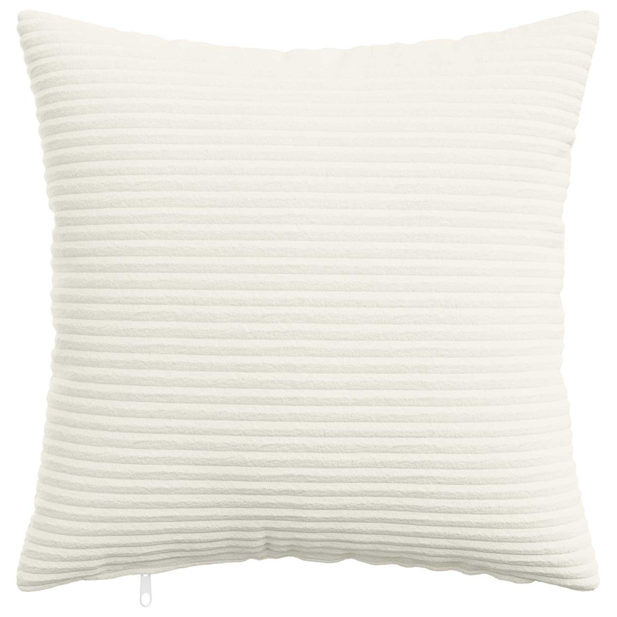 Cushion Cover 6 pcs HEERLEN Cream 30 x 30 cm Corduroy