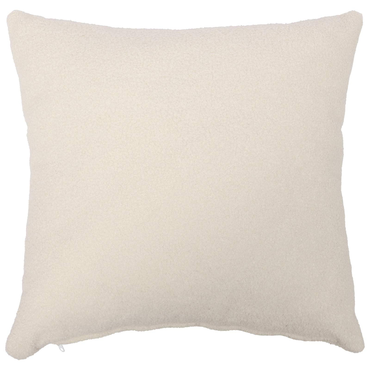 Cushion Cover 6 pcs HEERLEN Cream 30 x 30 cm Bouclé