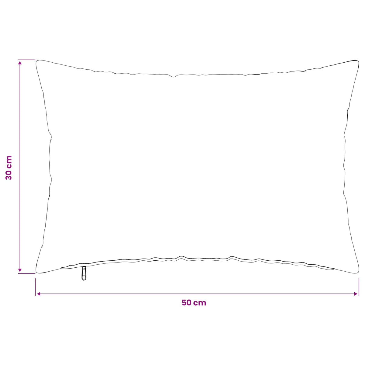 Cushion Cover 6 pcs HEERLEN Taupe 30 x 50 cm Microfiber Fleece