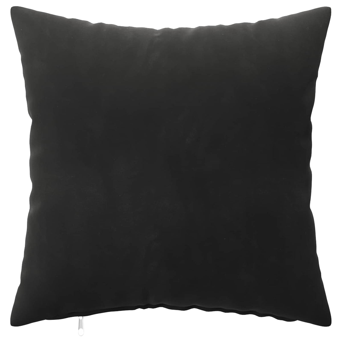 Cushion Cover 12 pcs HEERLEN Black 40 x 40 cm Velvet