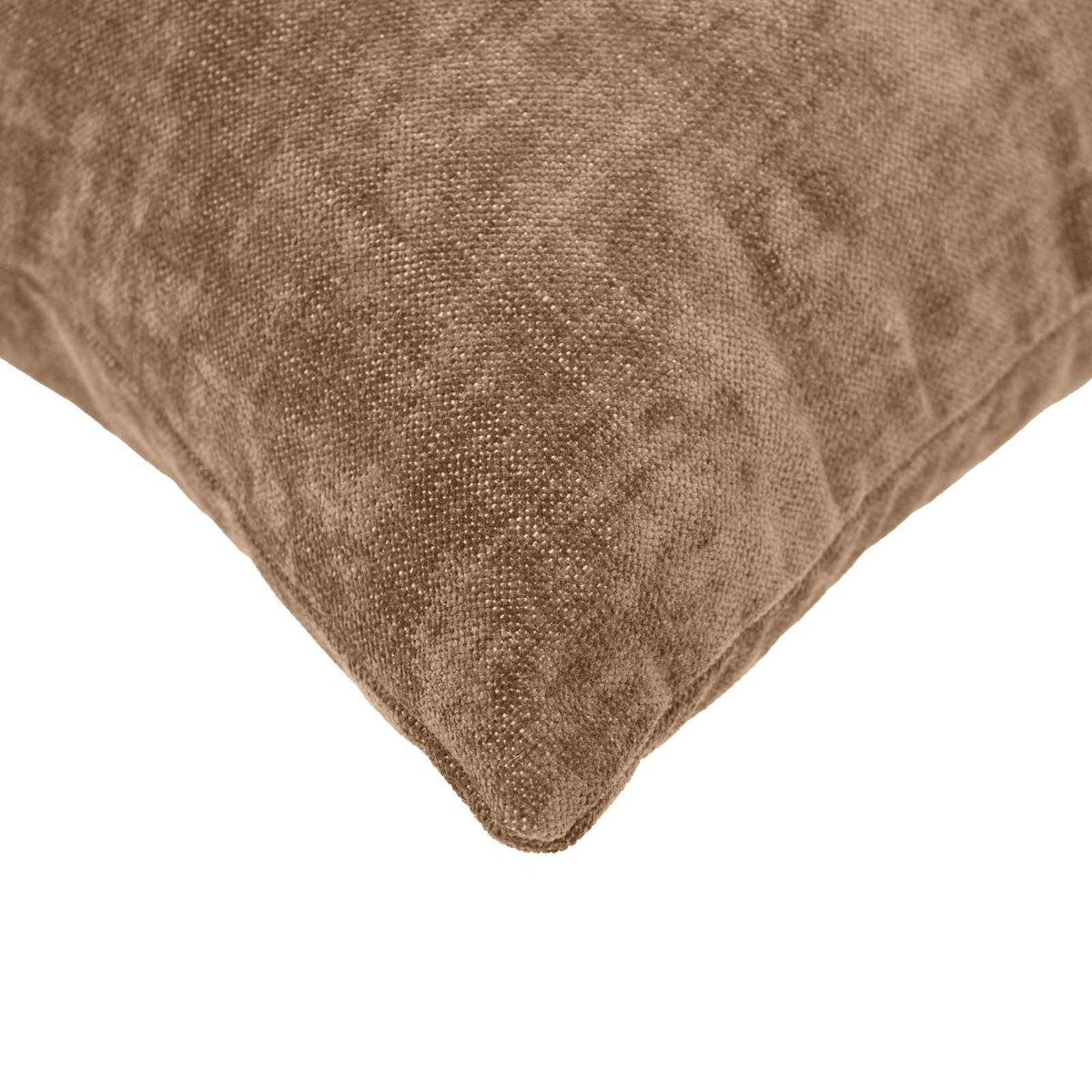 Cushion Cover 6 pcs HEERLEN Brown 40 x 40 cm Chenille Fabric