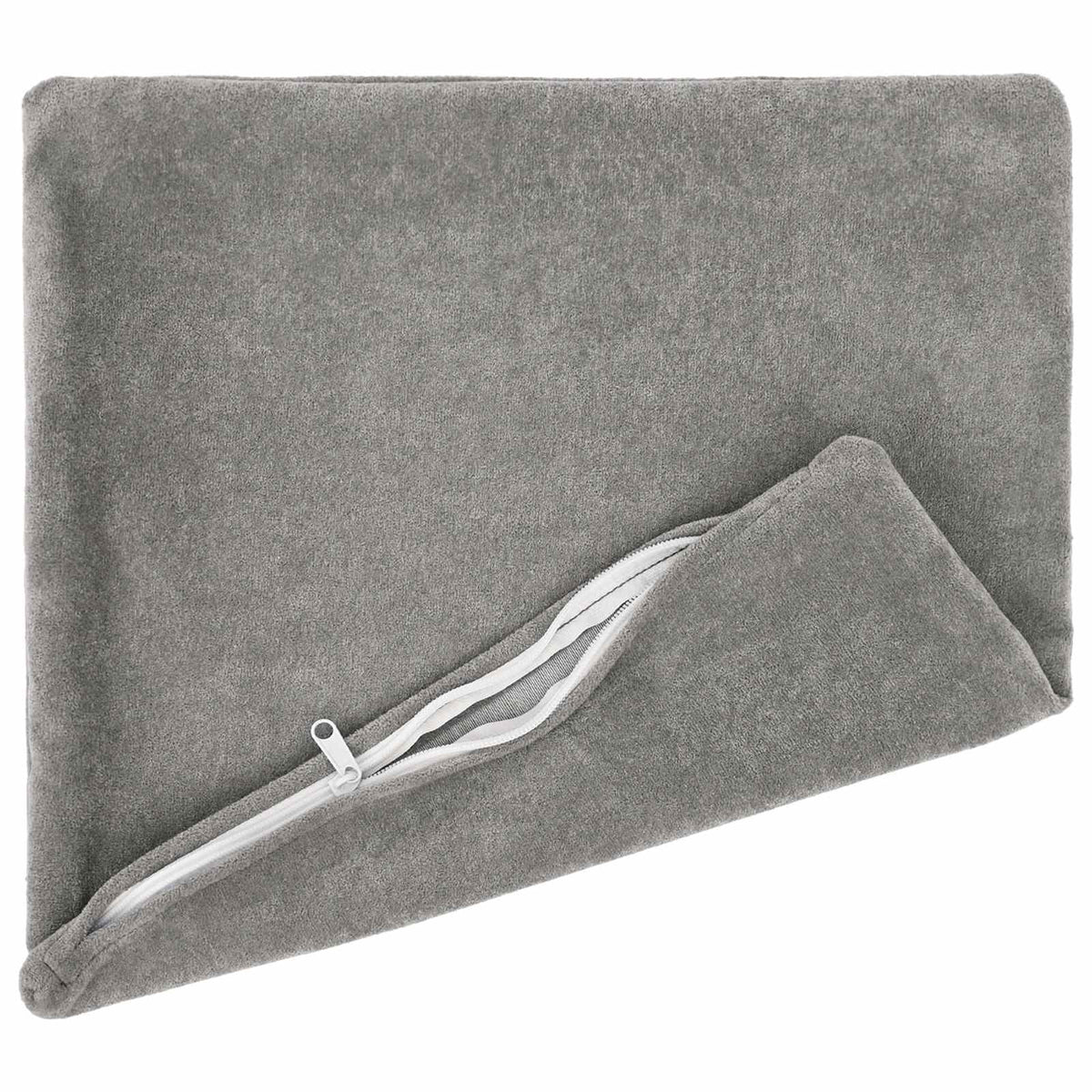 Cushion Cover 12 pcs HEERLEN Light Grey 40 x 40 cm
