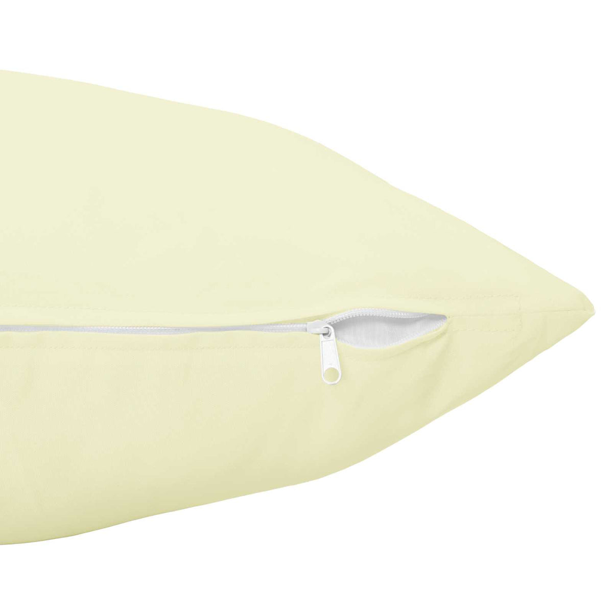 Cushion Cover 6 pcs HEERLEN Cream 40 x 40 cm Polyester