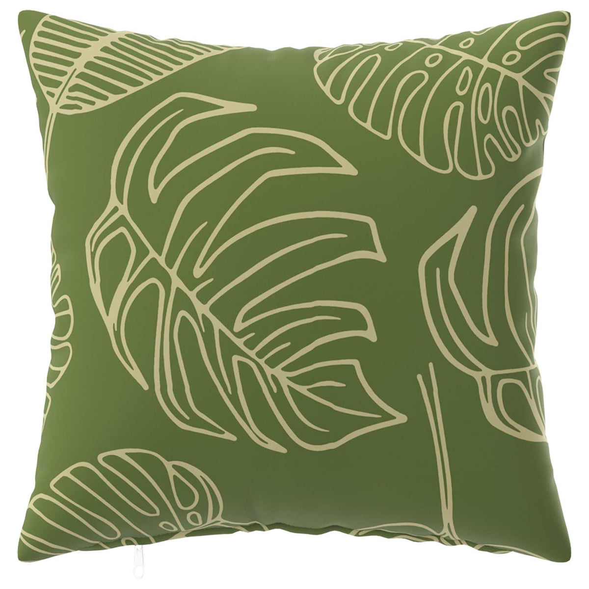 Cushion Cover 12 pcs HEERLEN Leaf Design 40 x 40 cm Polyester