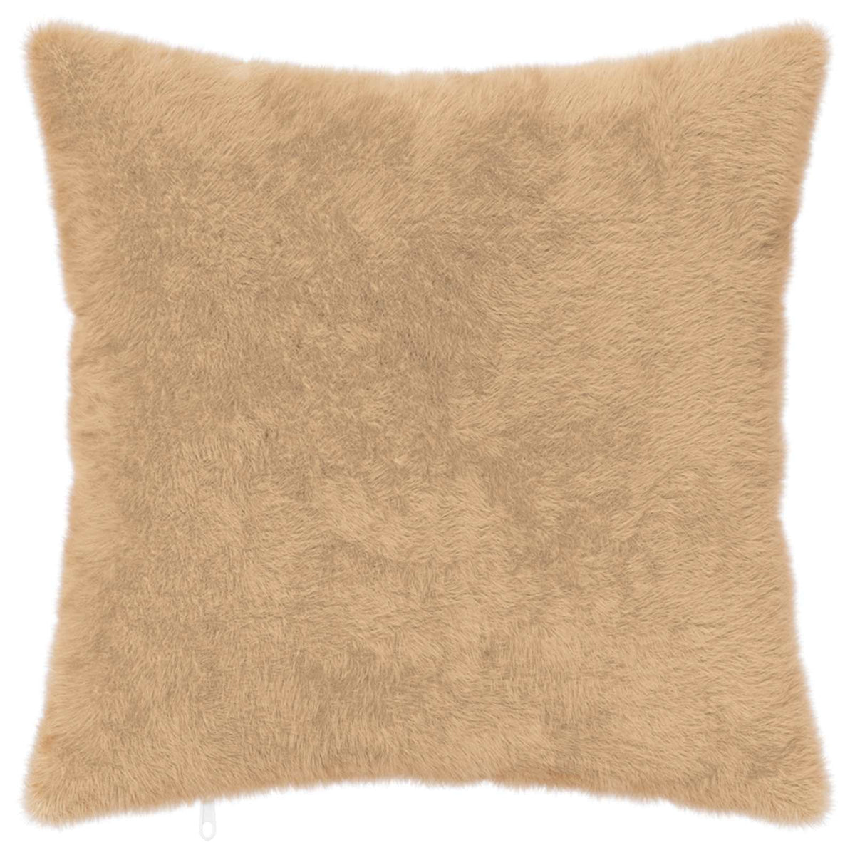 Cushion Cover 6 pcs HEERLEN Cream 40 x 40 cm Faux Rabbit Fur