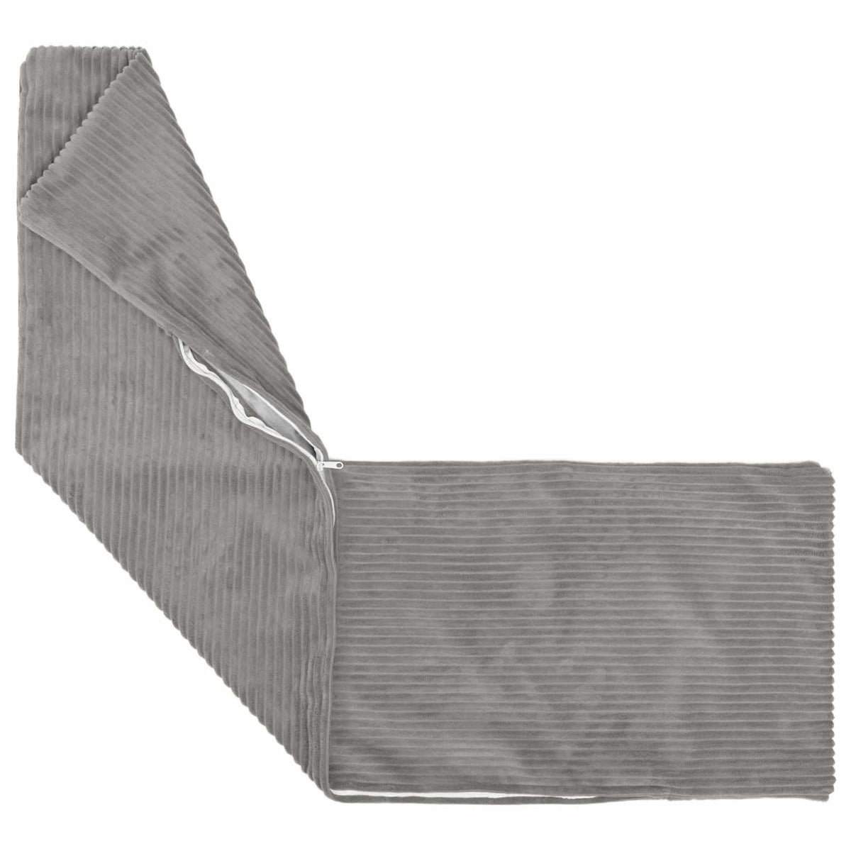 Cushion Cover 2 pcs HEERLEN Light Grey 40 x 145 cm Corduroy