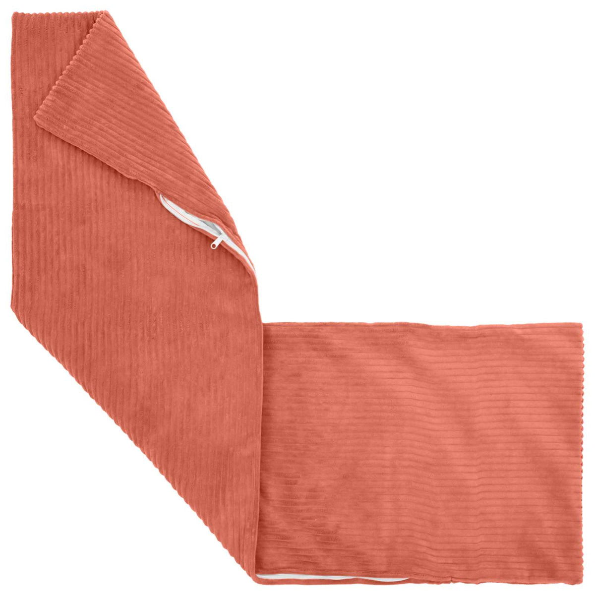 Cushion Cover 2 pcs HEERLEN Red Orange 40 x 145 cm Corduroy