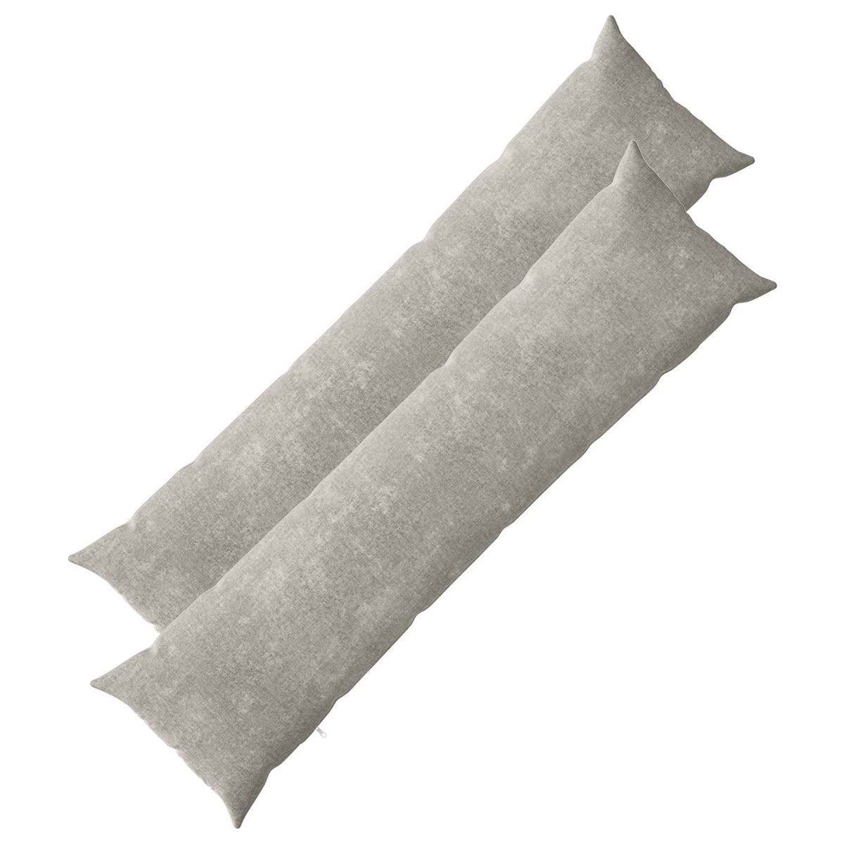 Cushion Cover 2 pcs HEERLEN Light Grey 40 x 145 cm