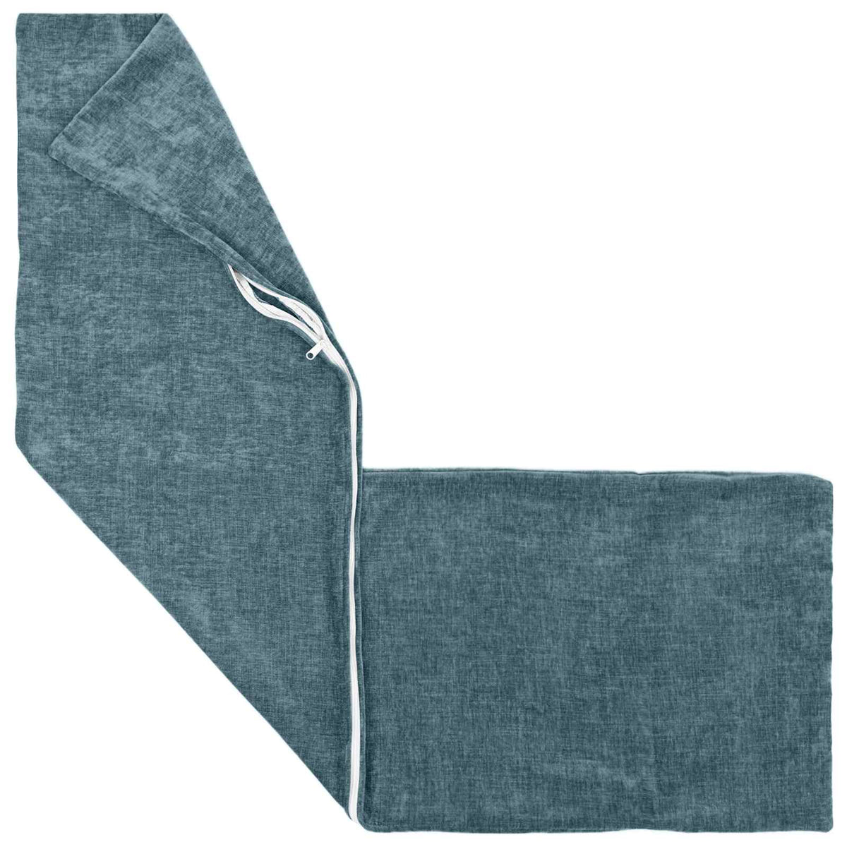 Cushion Cover 2 pcs HEERLEN Blue 40 x 145 cm Chenille Fabric