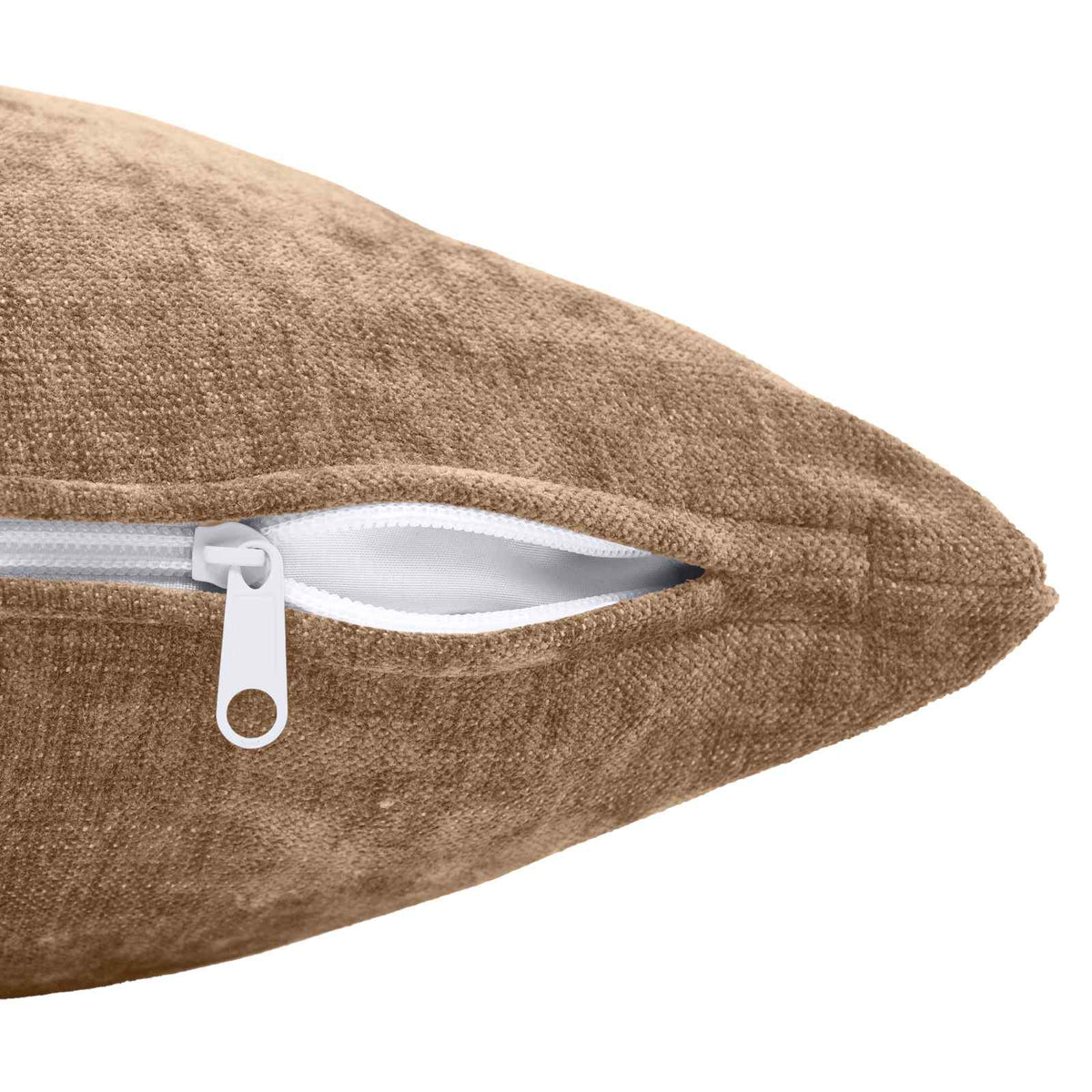 Cushion Cover HEERLEN Brown 40 x 145 cm Chenille Fabric