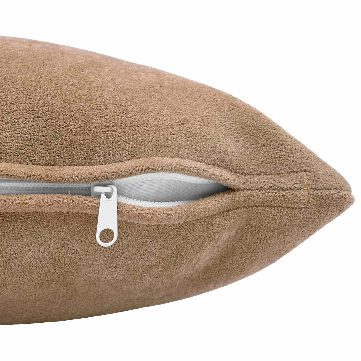 Cushion Cover HEERLEN Taupe 40 x 145 cm Microfiber Fleece