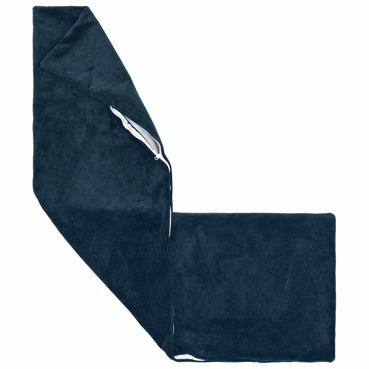 Cushion Cover HEERLEN Blue 40 x 145 cm Microfiber Fleece