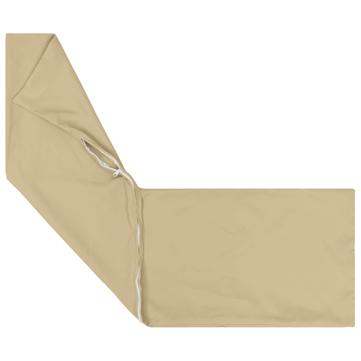Cushion Cover 2 pcs HEERLEN Beige 40 x 145 cm Polyester