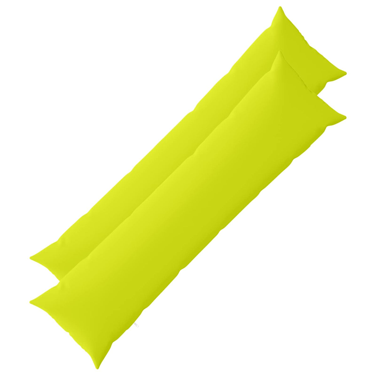 Cushion Cover 2 pcs HEERLEN Bright Green 40 x 145 cm Polyester
