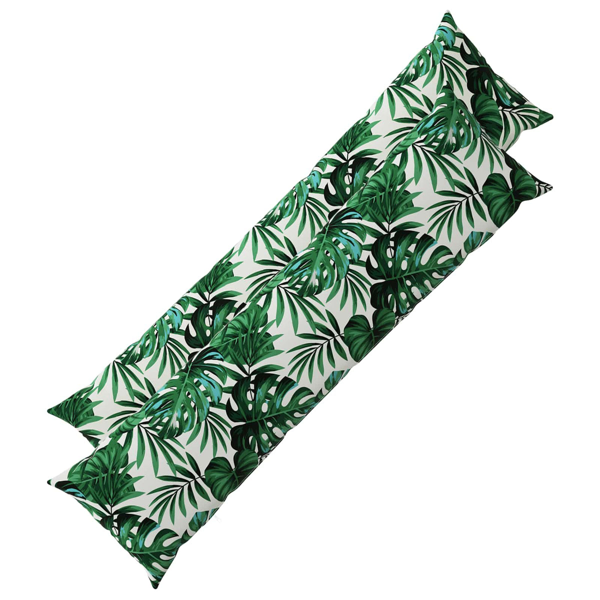 Cushion Cover 2 pcs HEERLEN Leaf Pattern 40 x 145 cm Polyester