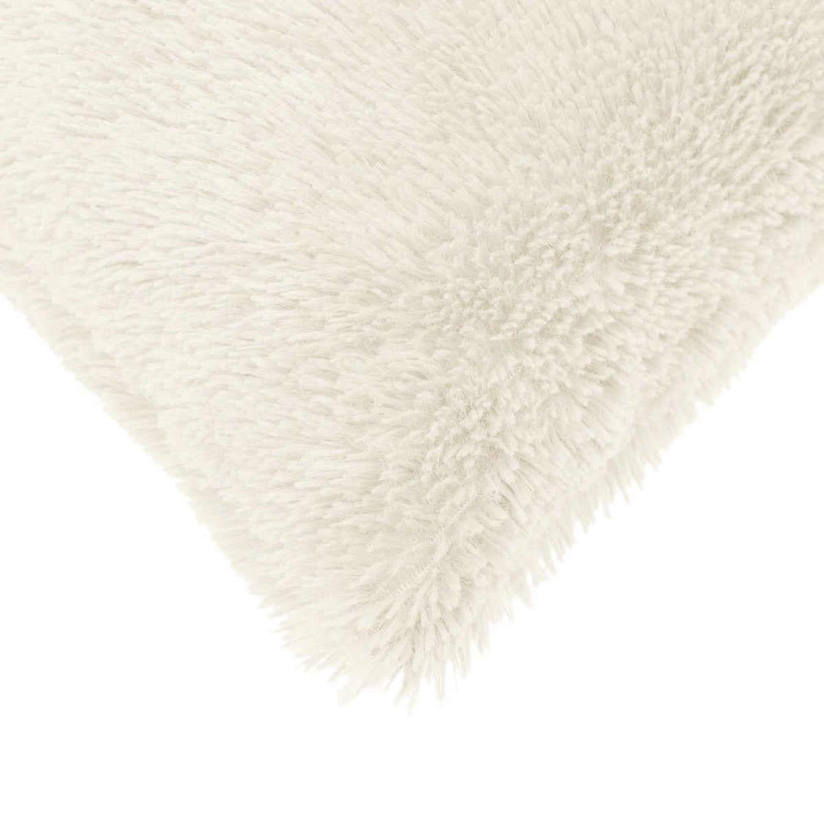 Cushion Cover HEERLEN White 40 x 145 cm PV Fleece