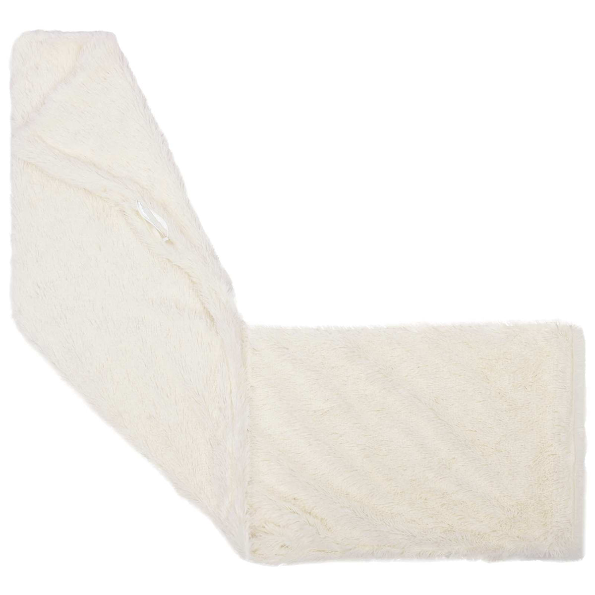 Cushion Cover 2 pcs HEERLEN White 40 x 145 cm PV Fleece