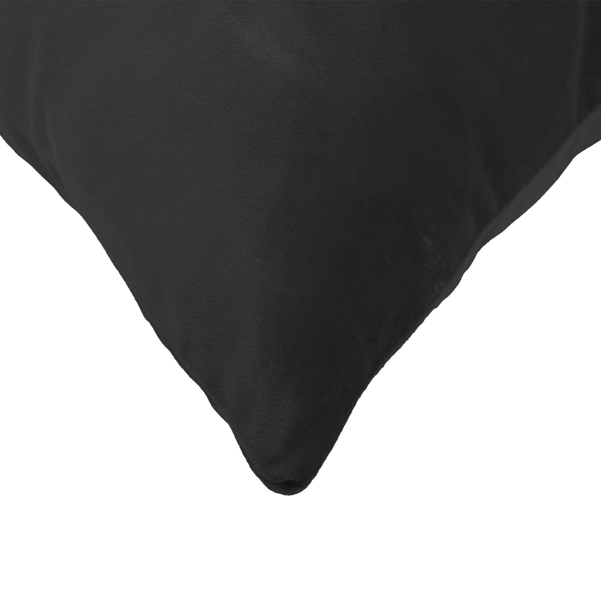 Cushion Cover 2 pcs HEERLEN Black 40 x 60 cm Velvet