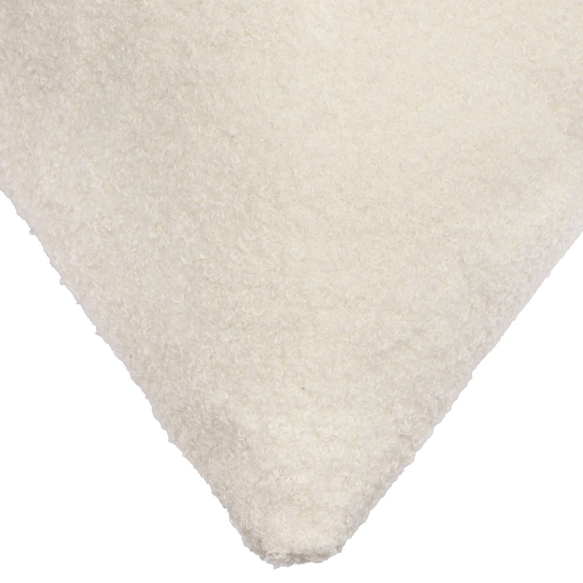 Cushion Cover 6 pcs HEERLEN Cream 40 x 60 cm Bouclé