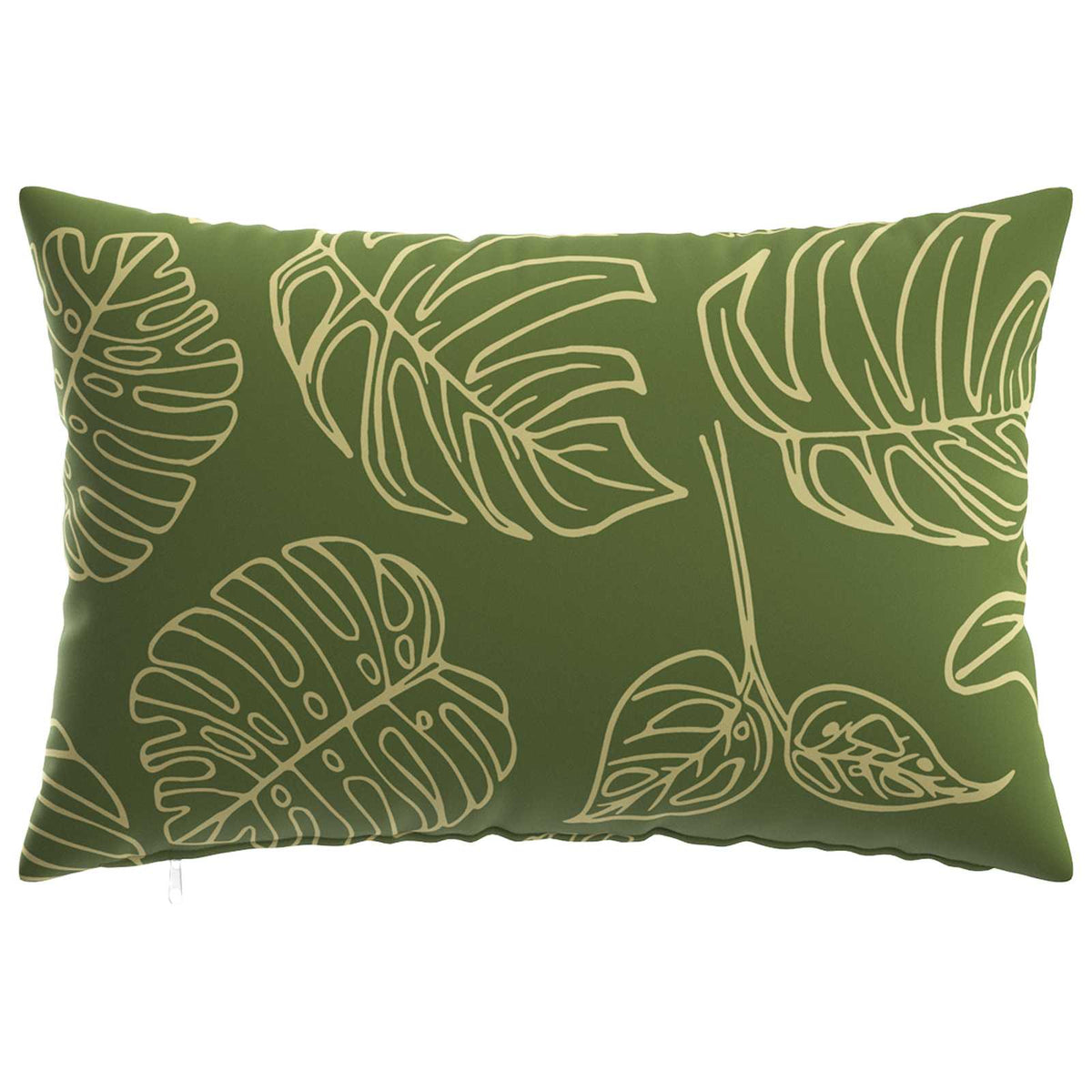 Cushion Cover 6 pcs HEERLEN Leaf Design 40 x 60 cm Polyester