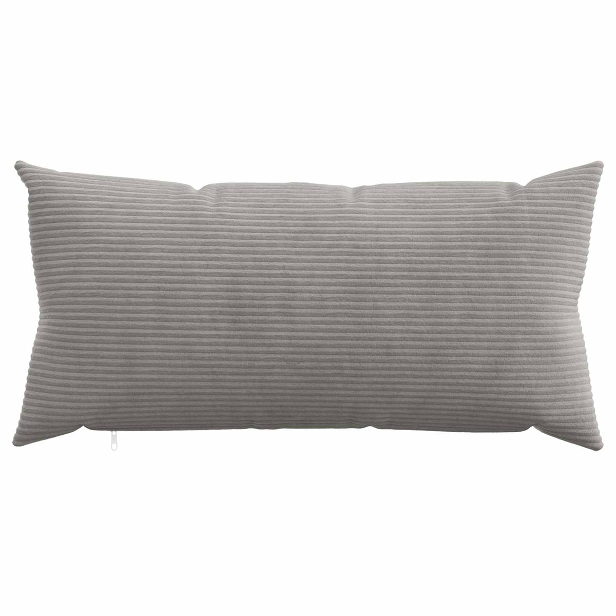 Cushion Cover 2 pcs HEERLEN Light Grey 40 x 70 cm Corduroy