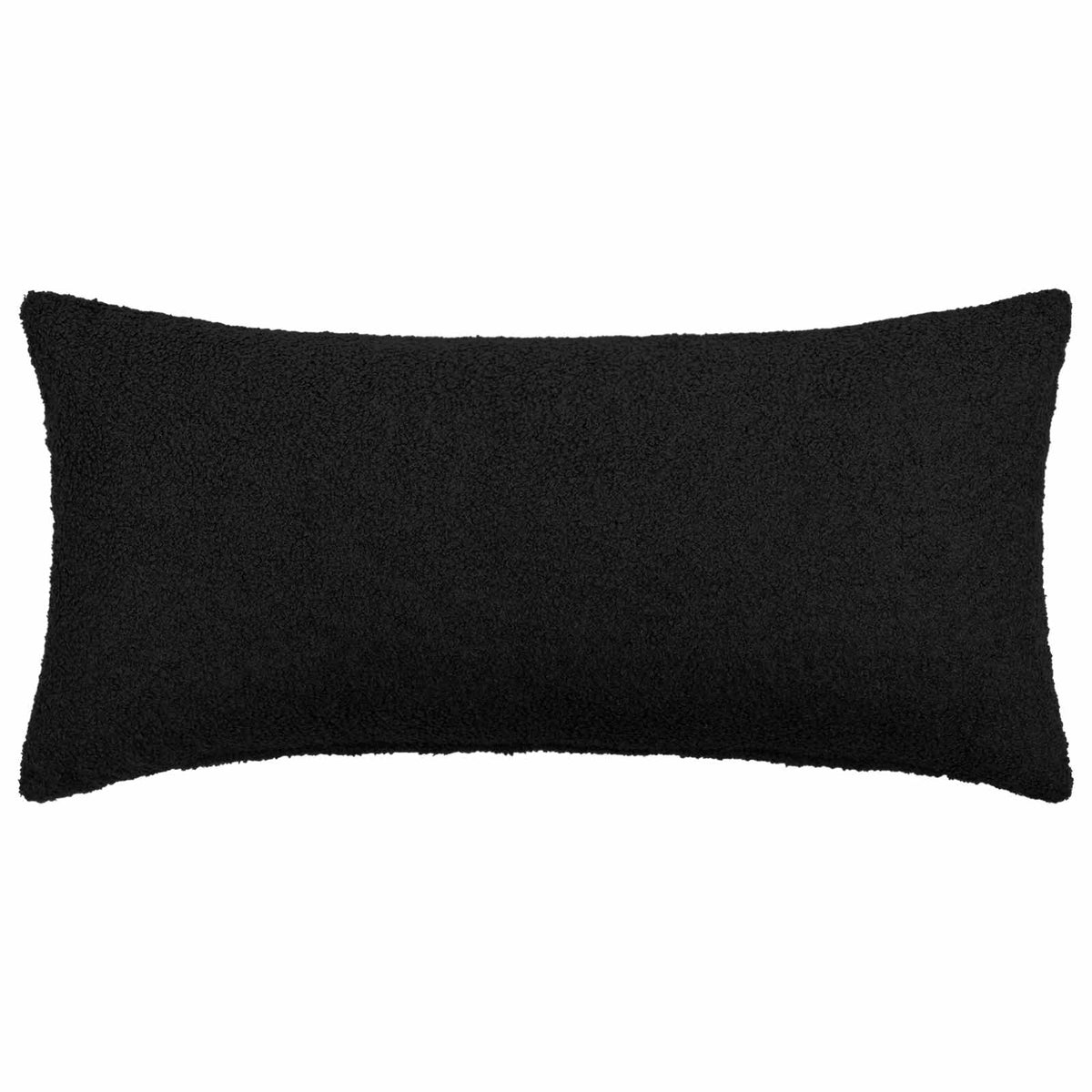 Cushion Cover 2 pcs HEERLEN Black 40 x 70 cm Bouclé